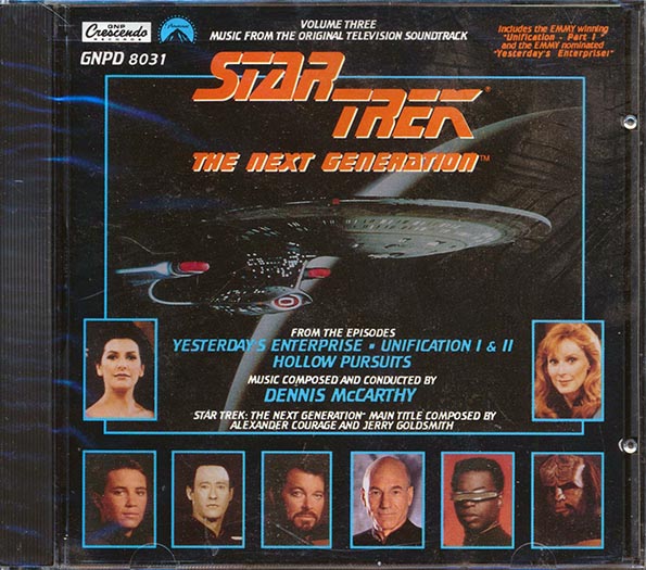 Dennis McCarthy - Star Trek: The Next Generation Volume Three, Music From The Original Television Soundtrack