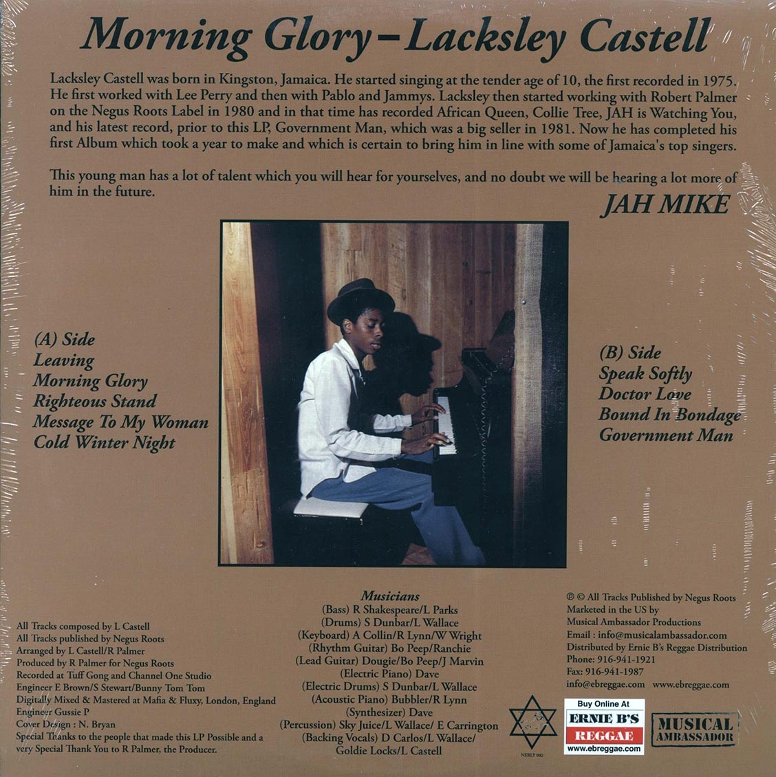 Lacksley Castell - Morning Glory (US press) (ltd. ed.)