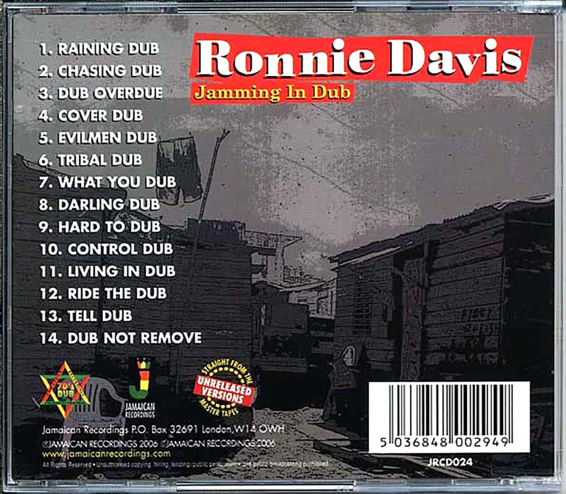 Ronnie Davis - Jamming In Dub