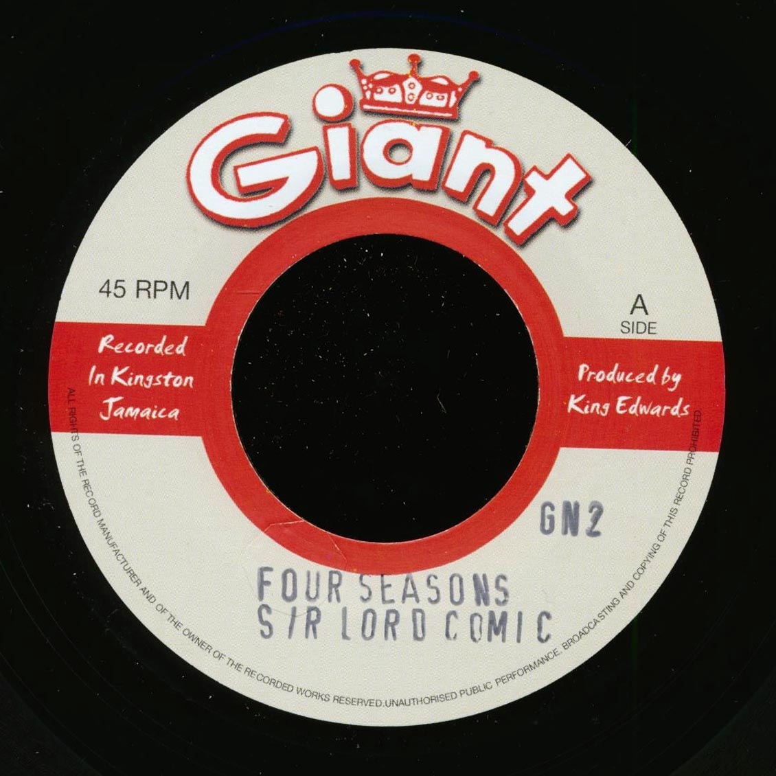 Sir Lord Comic, The Skatalites - Four Seasons  /  Eric Monty Morris - River Come Down (UK press)