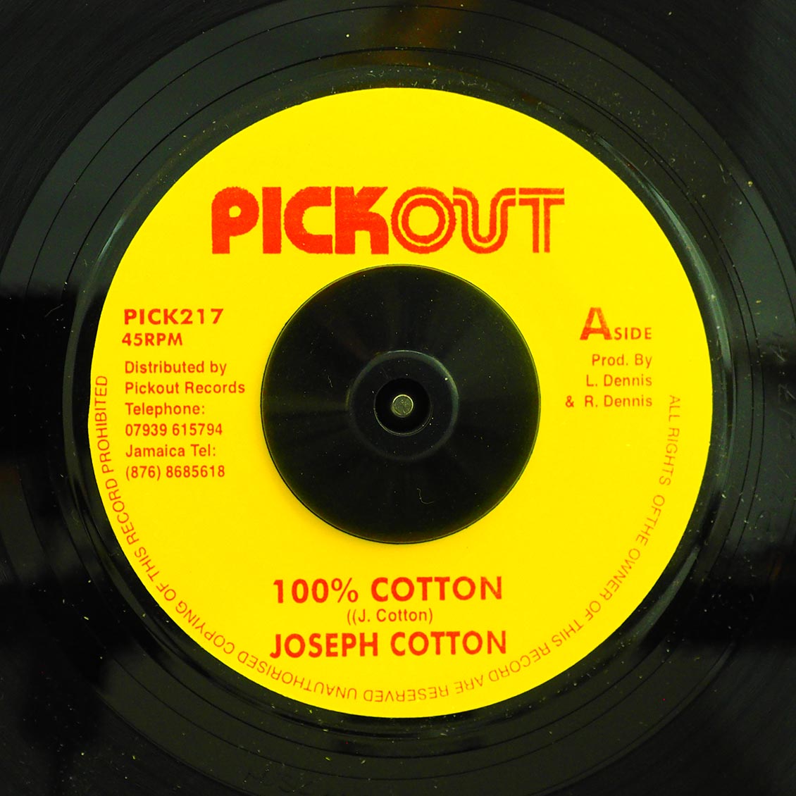 Joseph Cotton - 100 Percent Cotton  /  Mafia & Fluxy - Farmer (rhythm: "Marlon Asher - Ganja Farmer")
