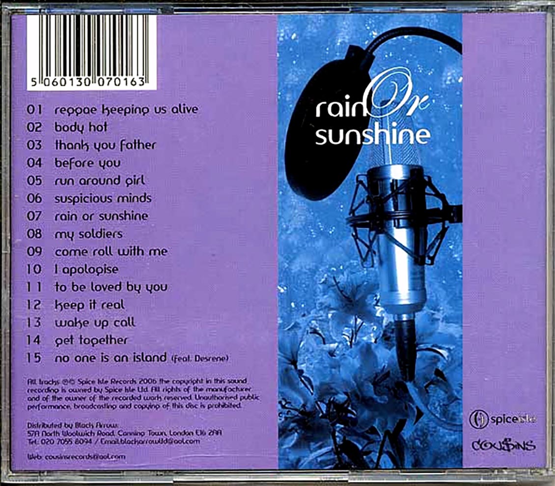 Colin B - Rain Or Sunshine