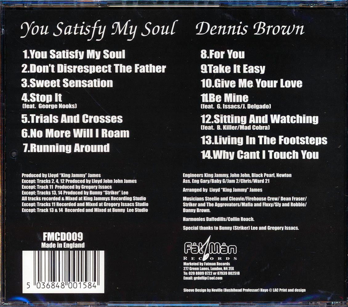 Dennis Brown - You Satisfy My Soul