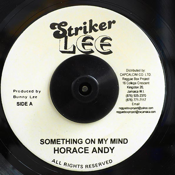 Horace Andy - Something On My Mind  /  The Aggrovators - Version (rhythm: "Horace Andy - Something On My Mind")
