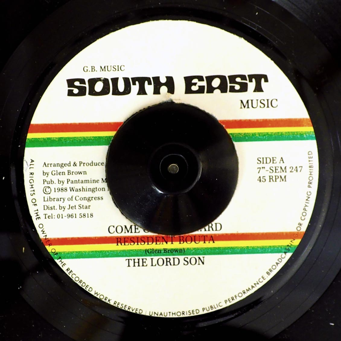 The Lord Son - Come Out Of We Yard President Bouta  /  The Lord Son - Run Bouta (orig. press)
