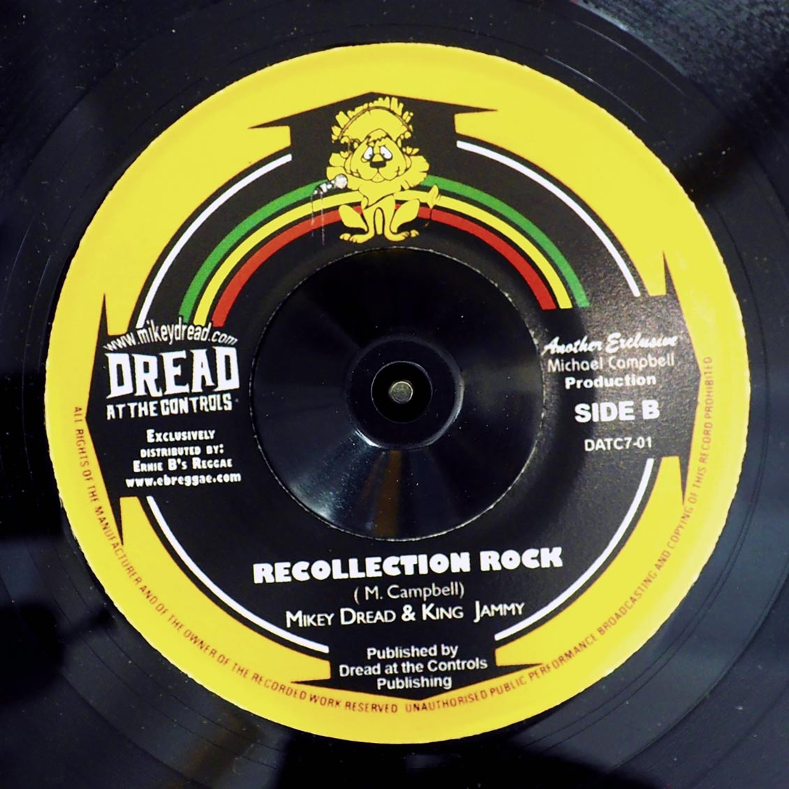 Hopeton Lindo - Black History  /  Mikey Dread, Prince Jammy - Recollection Rock (Version) (rhythm: "Rod Taylor/Mikey Dread - His Imperial Majesty")
