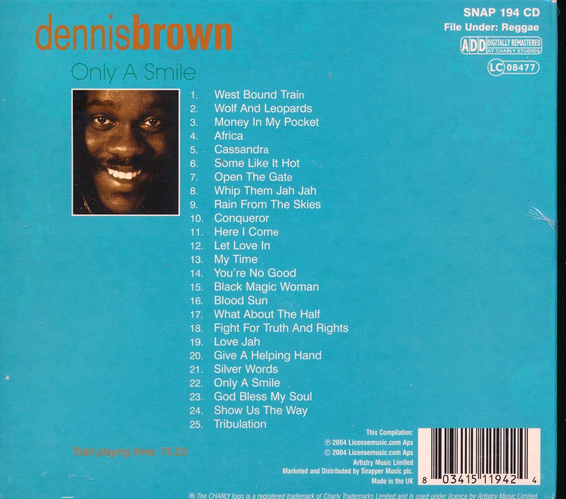 Dennis Brown - Only A Smile (25 tracks)