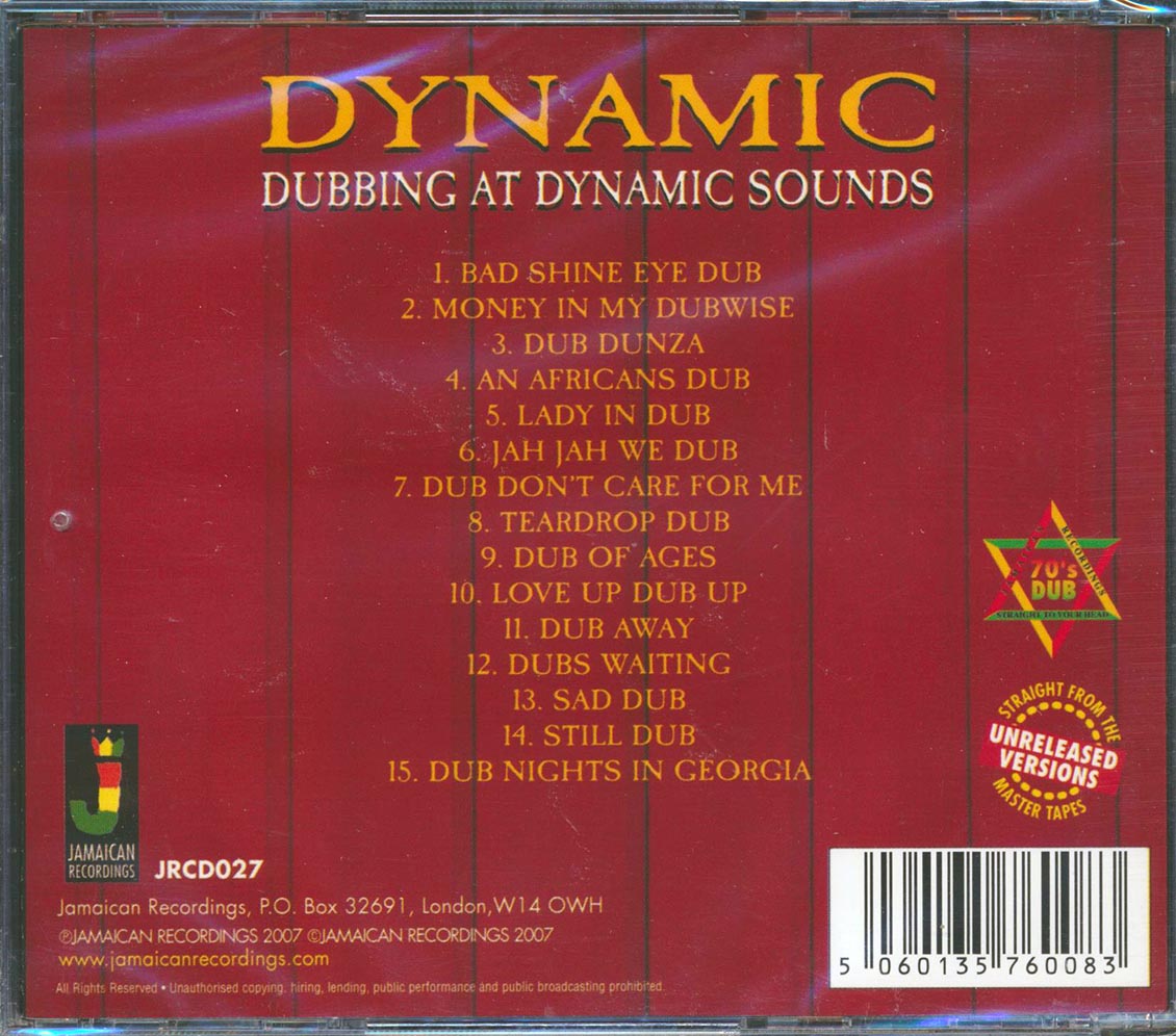 Dynamic - Dubbing At Dynamic Sounds