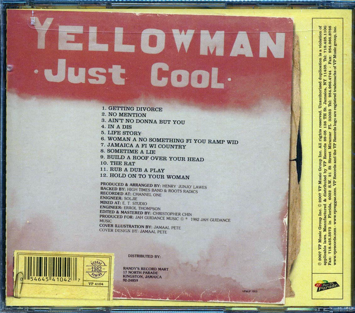 Yellowman - Just Cool