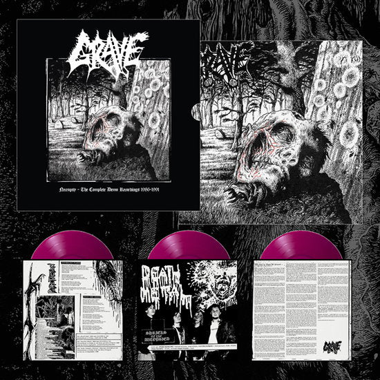 GRAVE - NECROPSY - THE COMPLETE DEMO RECORDINGS 1986-1991 (3LP/TRANSPARENT PURPLE VINYL)