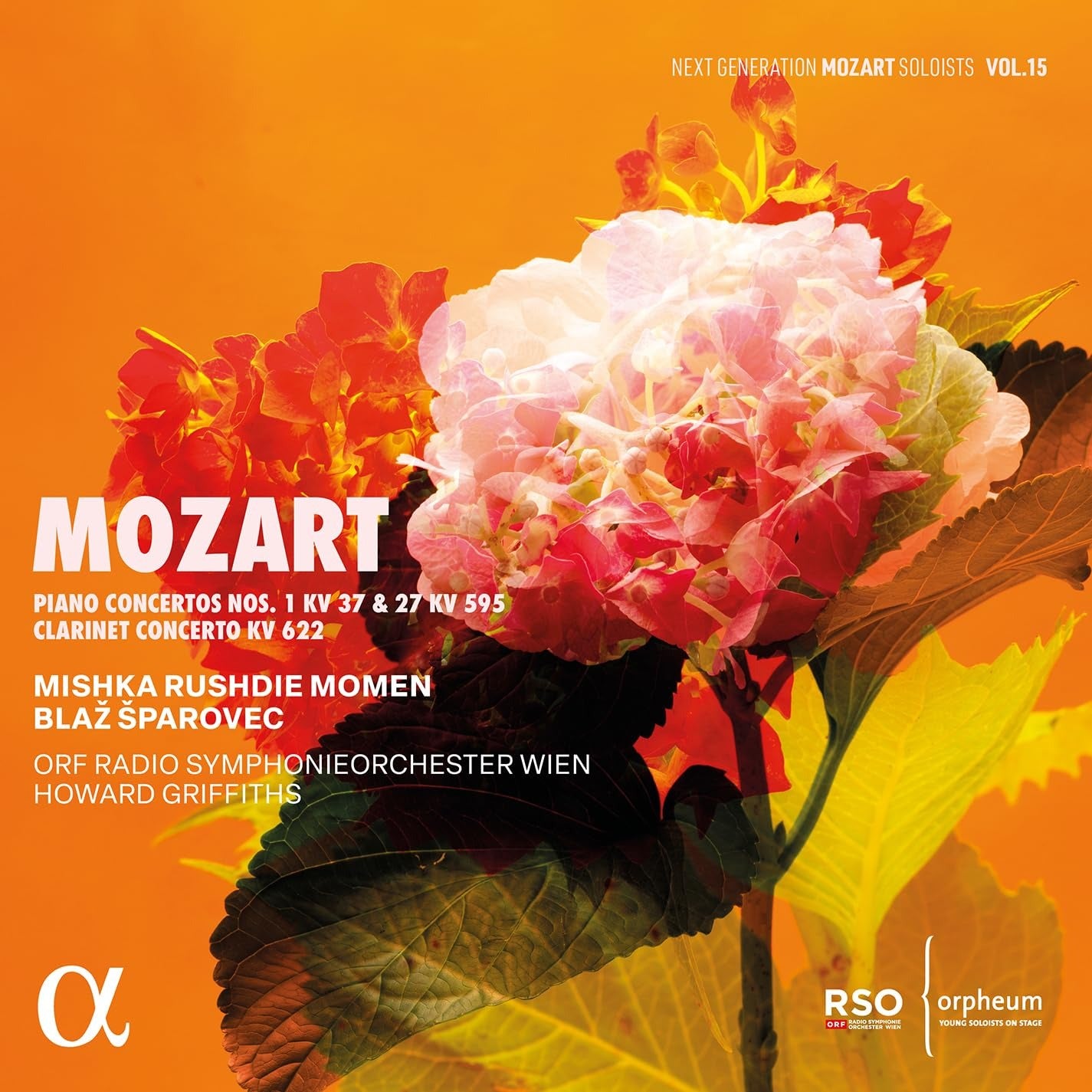 MOMEN,MISHKA R. & BLAZ SPAROVEC & ORF RADIO SYMPHONIEORCHESTER WIEN & HOWARD GRIFFITHS - MOZART: PIANO CONCERTOS NOS. 1 KV 37 & 27 KV 595/CLARINET CONCERTO KV 622