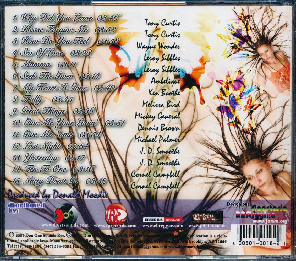 Cornell Campbell, Tony Curtis, Leroy Sibbles, JD Smoothe, Etc. - Classic: One Love From Don One