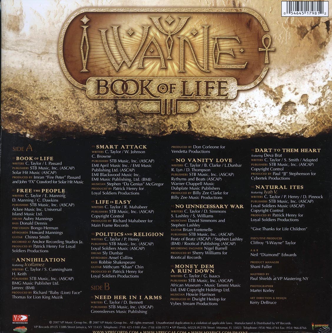 I Wayne - Book Of Life