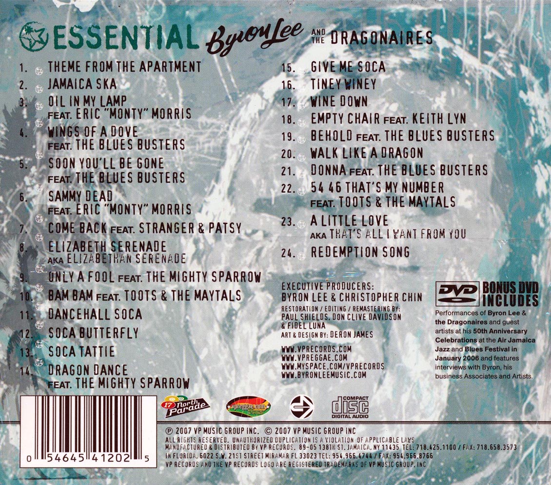 Byron Lee & The Dragonaires - Essential (24 tracks) (incl. DVD)