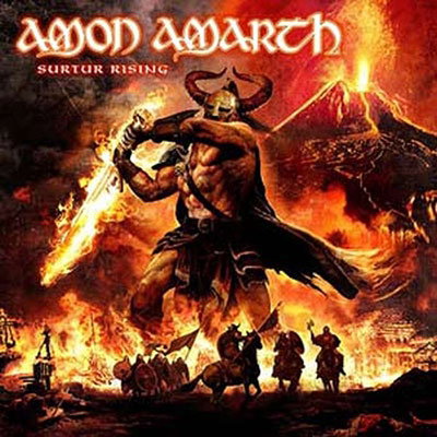 AMON AMARTH - SURTUR RISING (POP UP ORANGE MARBLE VINYL)