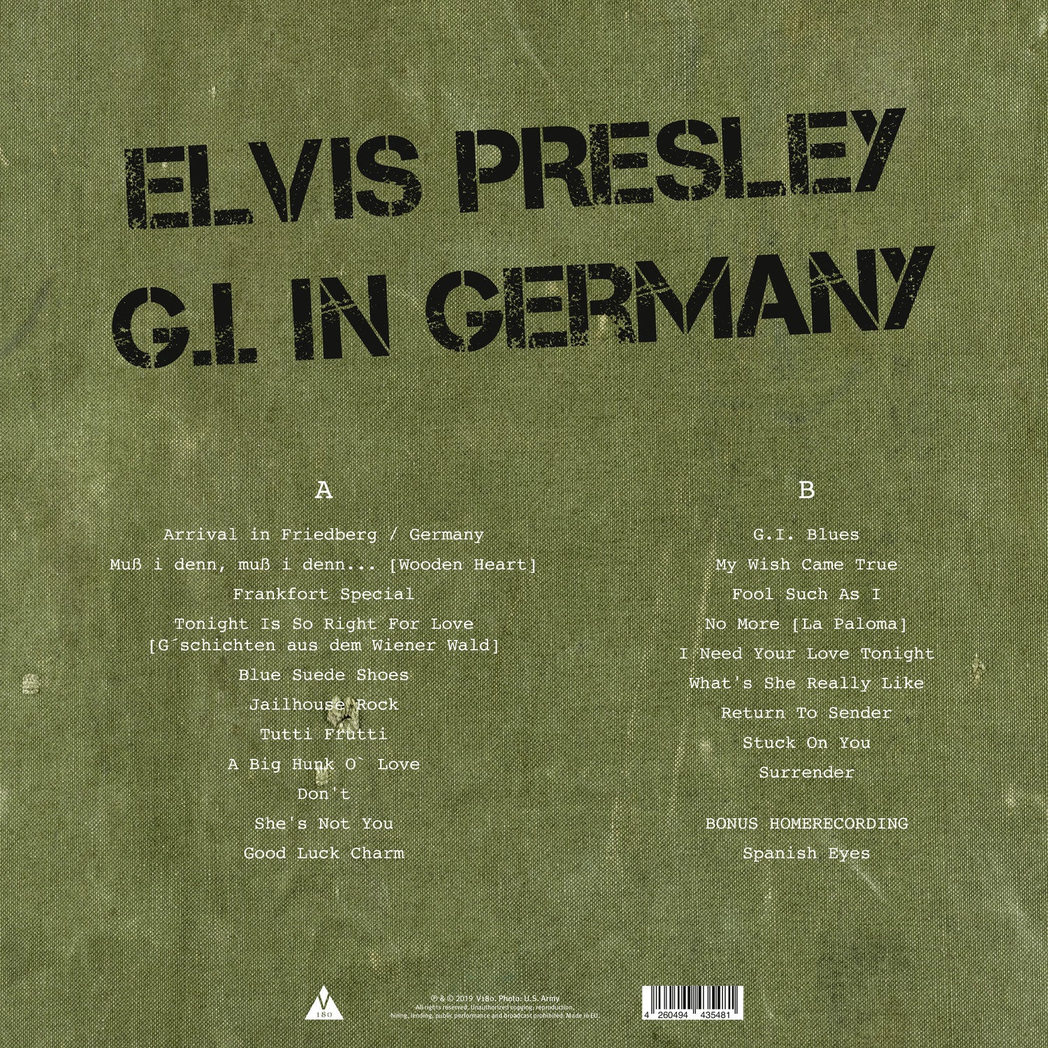 Elvis Presley - G.I. In Germany Limited Edition