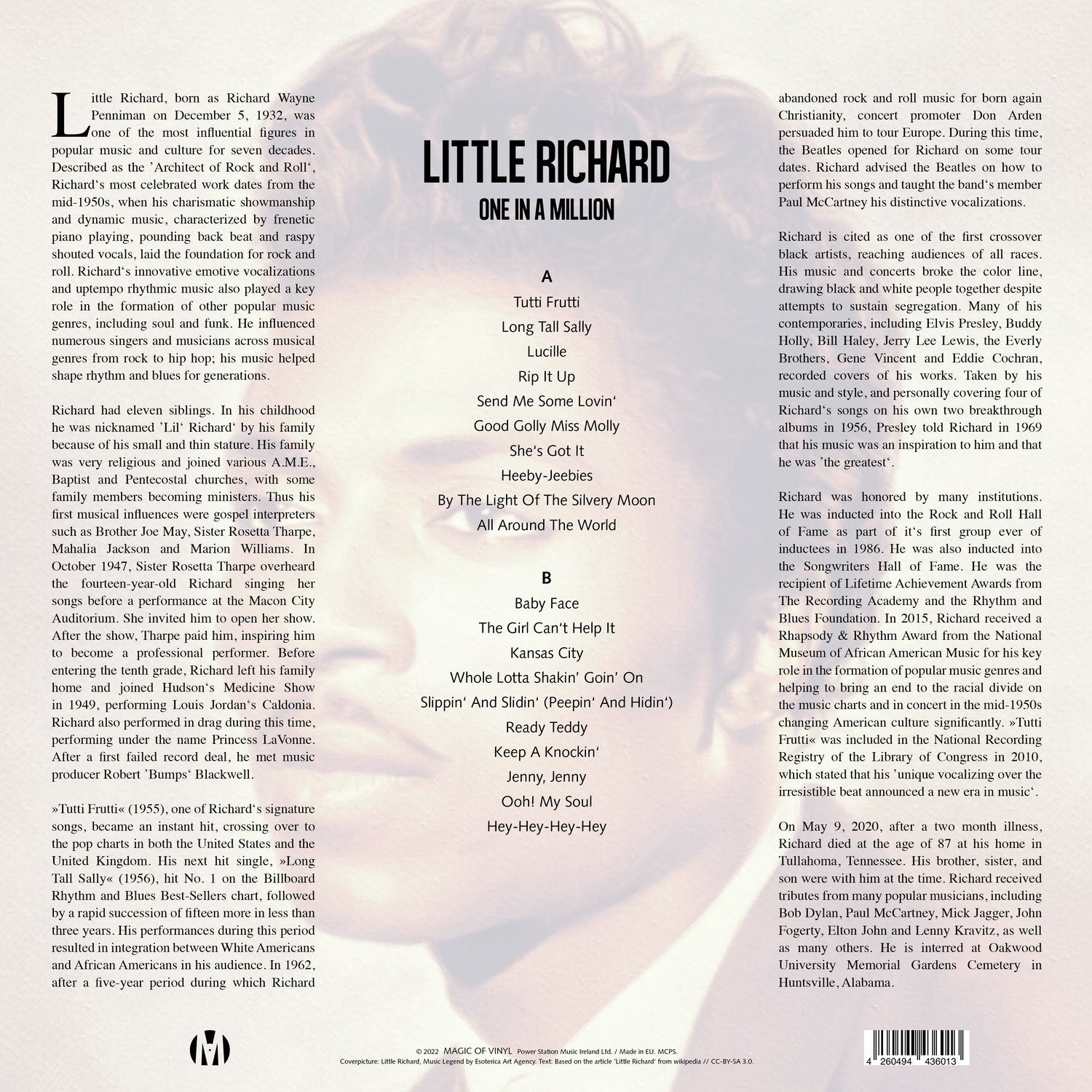 Little Richard - One In A Million Limited Edition