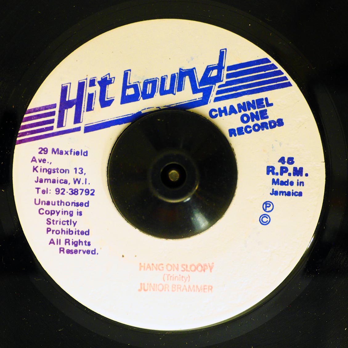 Jr. Brammer (Trinity) - Hang On Sloopy  /  Revolutionaries - Version