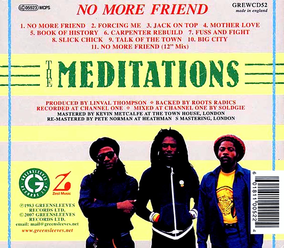 Meditations - No More Friend