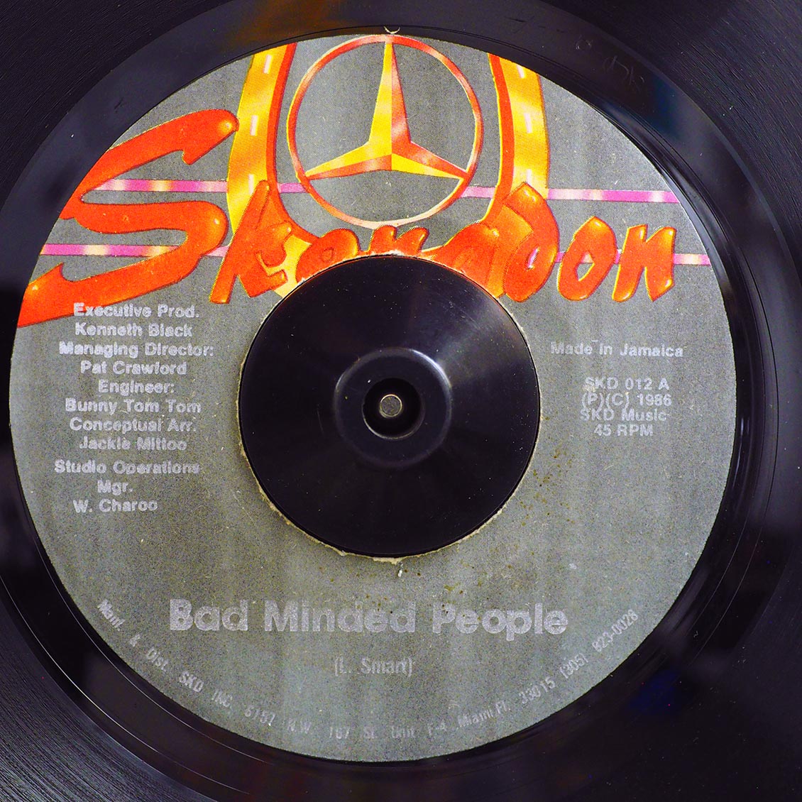 Leroy Smart - Bad Minded People  /  Skengdon All Stars - Good Minded People (orig. press)