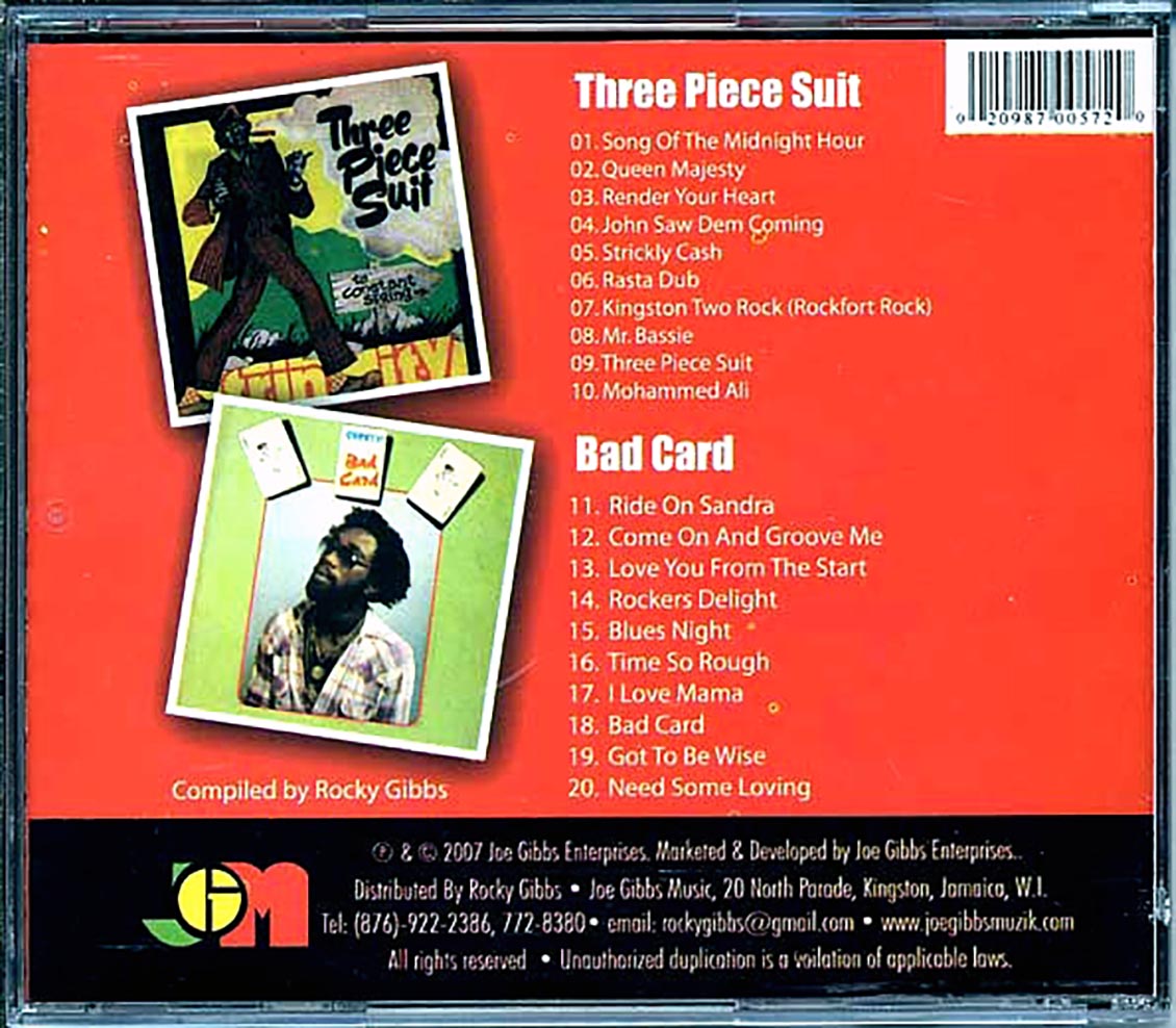 Trinity - Three Piece Suit + Bad Card (20 tracks)