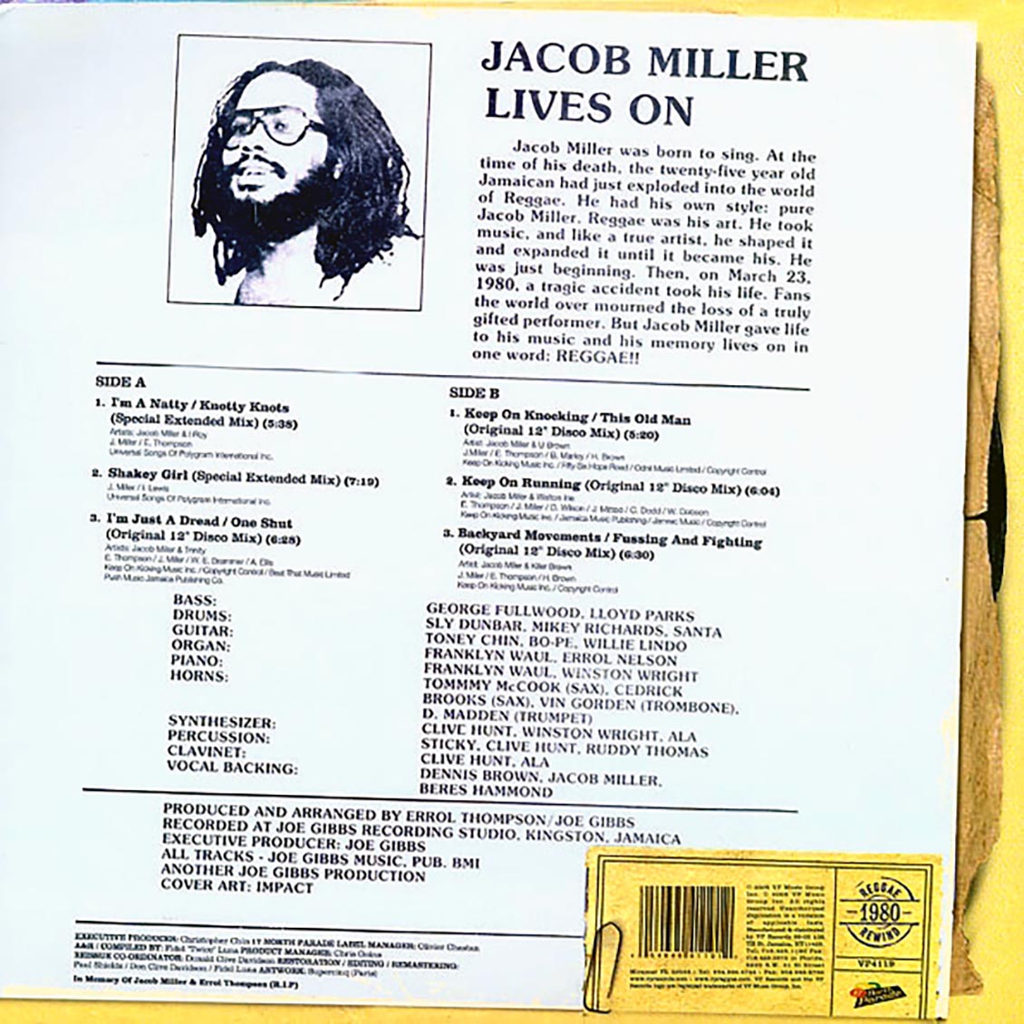 Jacob Miller - Jacob Miller Lives On