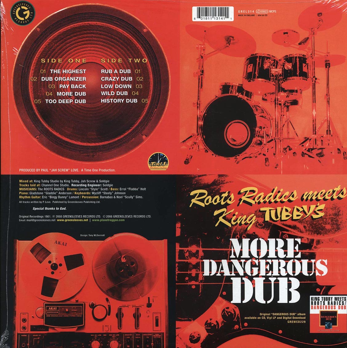 The Roots Radics, King Tubby - More Dangerous Dub: The Roots Radics Meet King Tubby