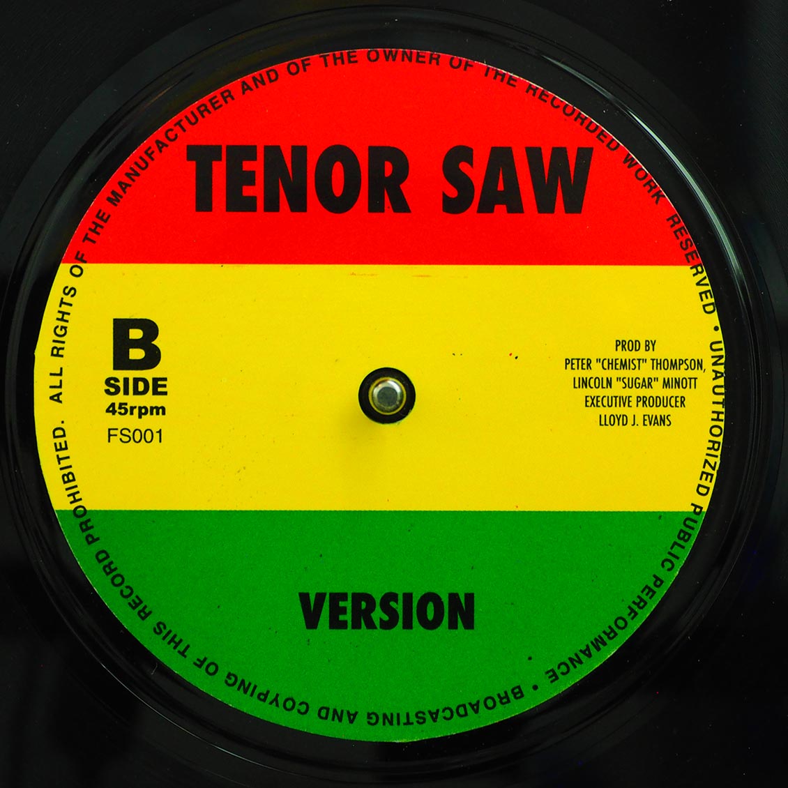 Tenor Saw - Jah Guide And Protect Me  /  Version (rhythm: "Billy Jean AKA Chim Cherie")