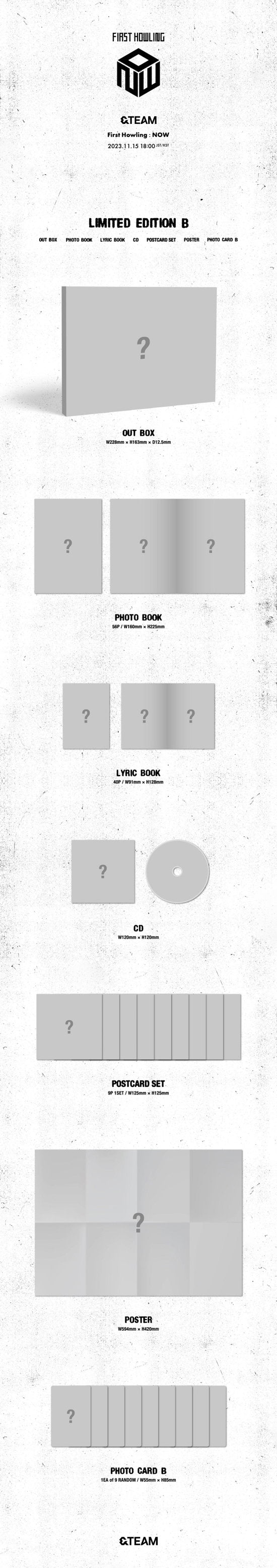 &TEAM - FIRST HOWLING: NOW (LIMITED B)