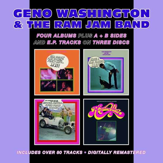WASHINGTON,GENO & THE RAM JAM BAND - HAND CLAPPIN FOOT STOMPIN / SHAKE A TAIL FEATHER / HIPSTERS, FLIPSTERS, FINGER-POPPIN / RUNNING WILD