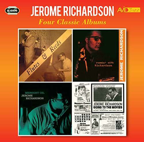 RICHARDSON,JEROME - 4 CLASSIC ALBUMS: FLUTES & REEDS / ROAMIN WITH RICHARDSON / MIDNIGHT OIL / GOING TO THE MOVIES