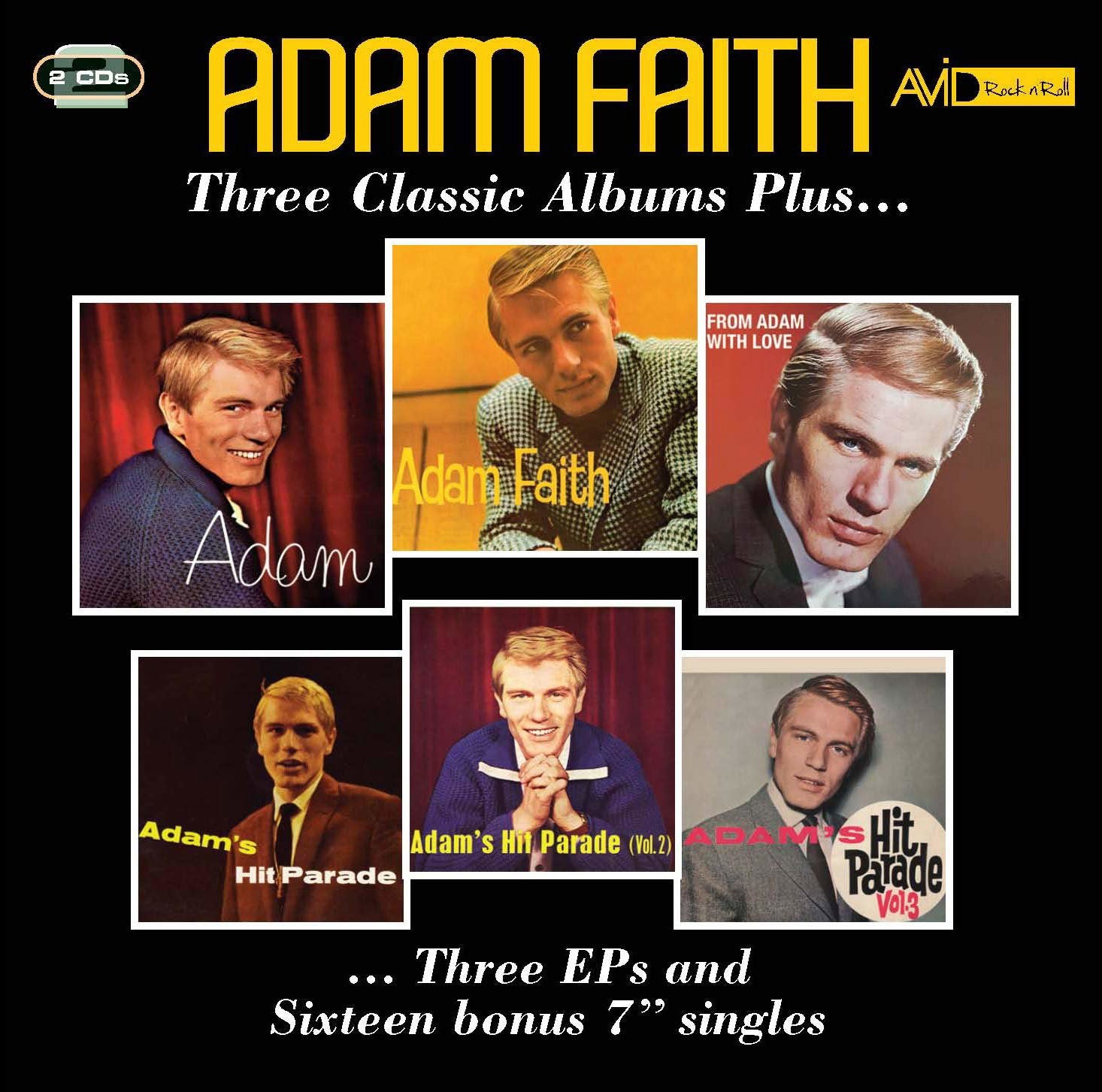 ADAM FAITH - THREE CLASSIC ALBUMS PLUS