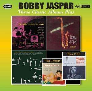 JASPAR,BOBBY - 3 CLASSIC ALBUMS PLUS (BOBBY JASPAR ALL STARS / TENOR & FLUTE / INTERPLAY FOR 2 TRUMPETS & 2 TENORS)