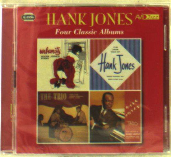 JONES,HANK - FOUR CLASSIC ALBUMS: URBANITY / TRIO OF HANK JONES / TRIO WITH GUESTS / TRIO + FLUTE OF BOBBY JASPAR