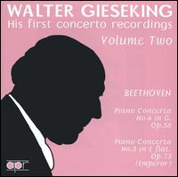 WALTER GIESEKING - WALTER GIESEKING HIS FIRST CONCERTO RECO
