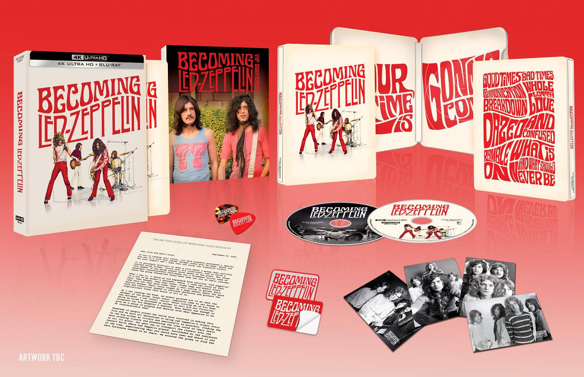 BECOMING LED ZEPPELIN (STEELBOOK) (4K ULTRA HD) - BECOMING LED ZEPPELIN (STEELBOOK) (4K ULTRA HD)