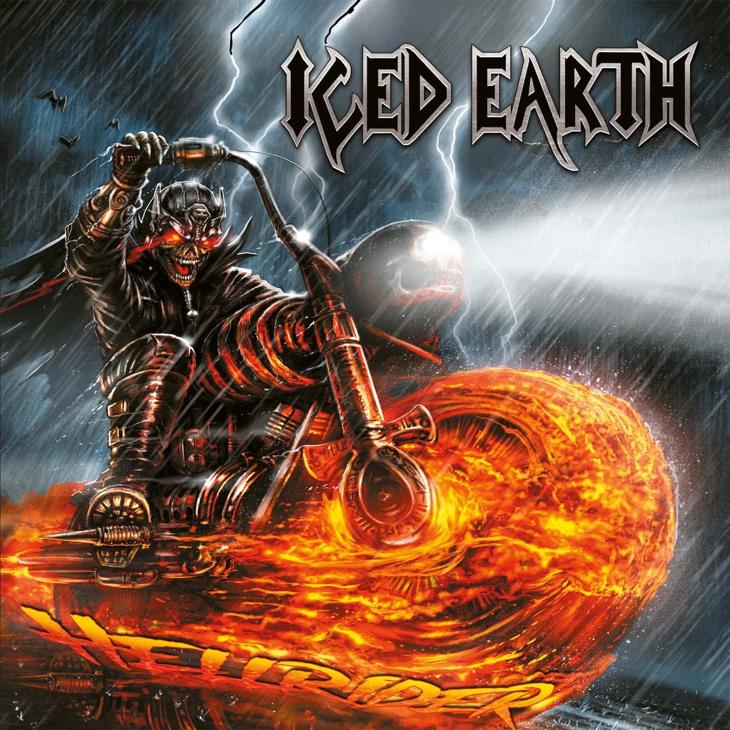 ICED EARTH - HELLRIDER (ORANGE,YELLOW,SILVER SPLATTER VINYL) (IMPORT)