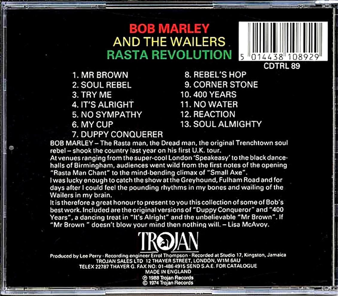 Bob Marley - Rasta Revolution