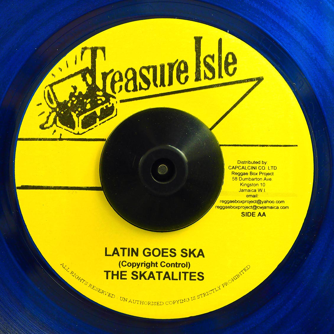 The Skatalites - Latin Goes Ska  /  Lord Tanamo - Night Food Ska (blue vinyl)