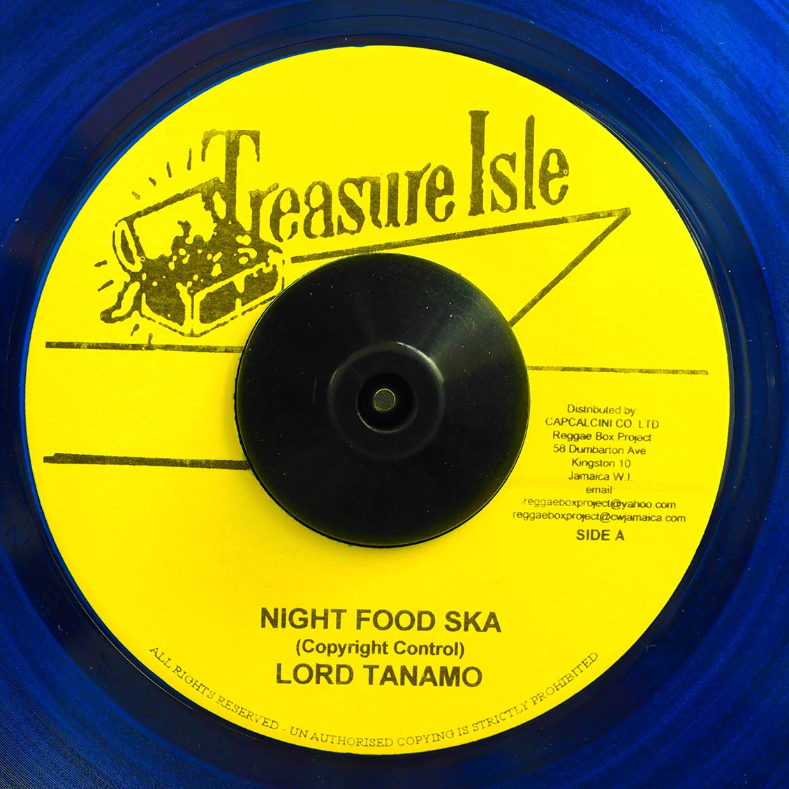 The Skatalites - Latin Goes Ska  /  Lord Tanamo - Night Food Ska (blue vinyl)