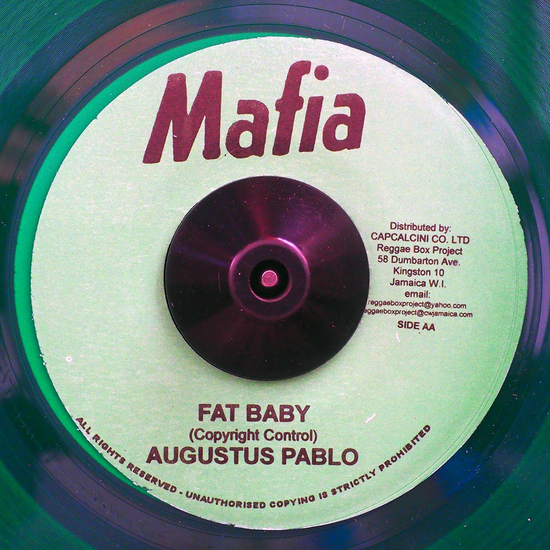 Keith Hudson - Fight On Fight On  /  Augustus Pablo - Fat Baby (green vinyl)