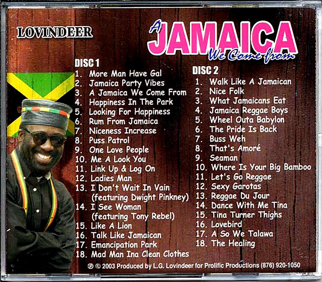 Lovindeer - A Jamaica We Come From (36 tracks) (2xCD)