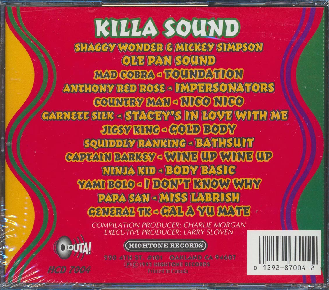 Garnett Silk, Jigsy King, Shaggy Wonder, Yami Bolo, Papa San, Etc. - Killa Sound