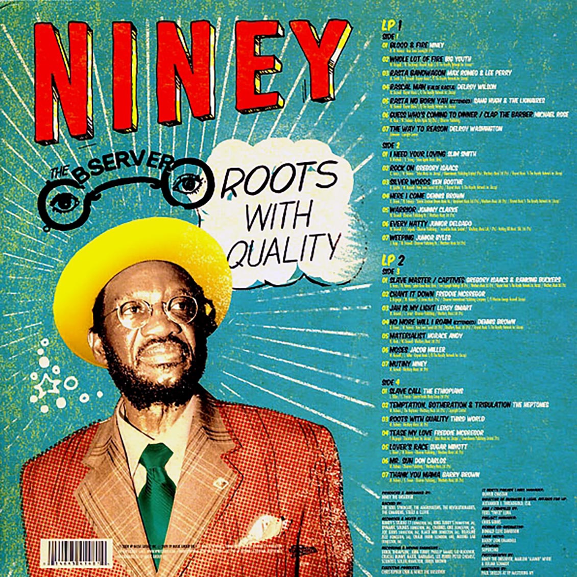 Jacob Miller, Horace Andy, Barry Brown, Don Carlos, Etc. - Niney The Observer Roots With Quality: Reggae Anthology (2xLP)
