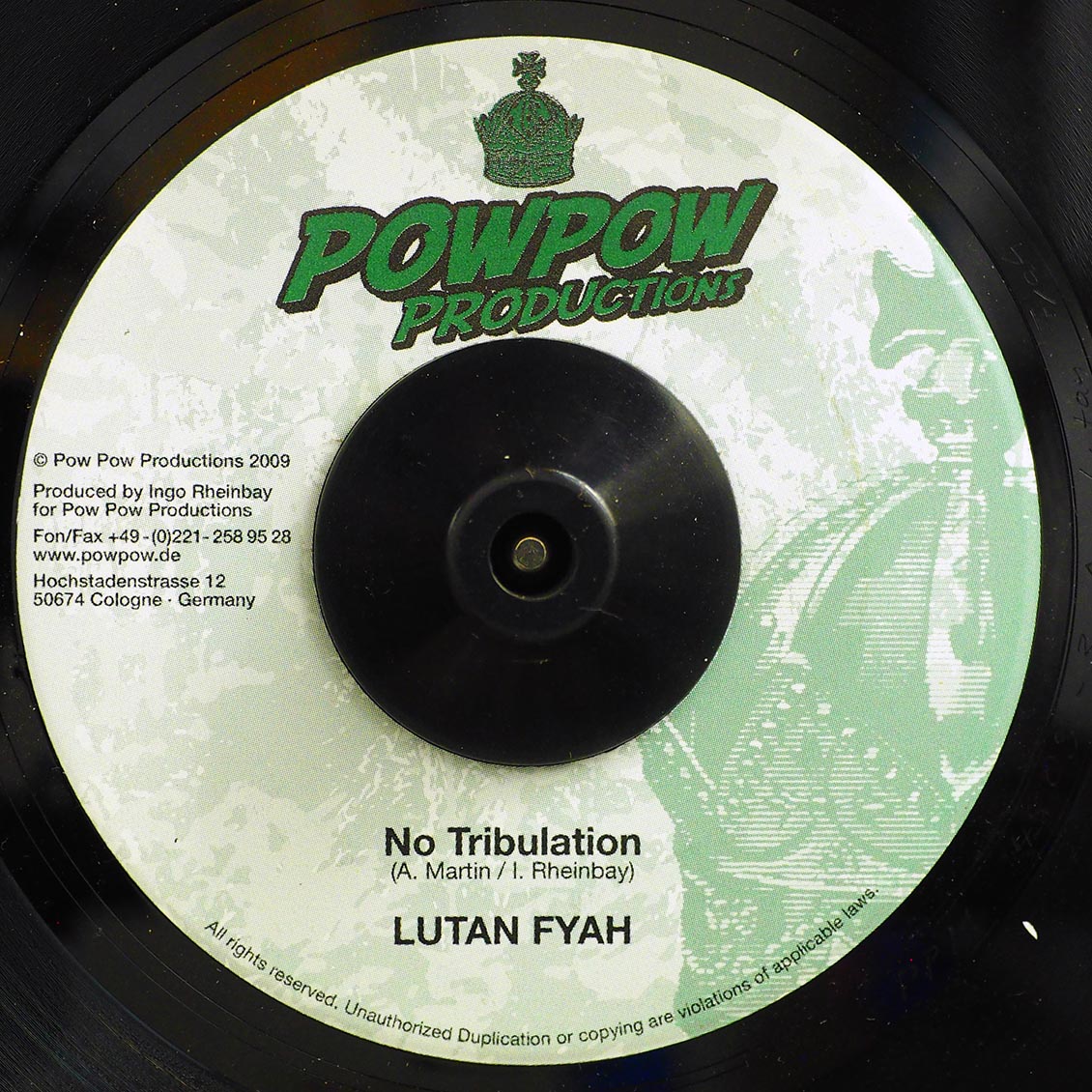 Lutan Fyah - No Tribulaiton  /  Nature - Falling In Love Again (rhythm: "Respond")