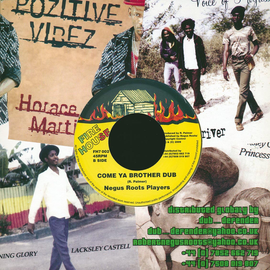 Voice Of Progress (Jr. Reid, Sammy Tracy, Terry McDermott) - Gun Gun  /  Negus Roots Players - Come Ya Brother Dub (clear vinyl)