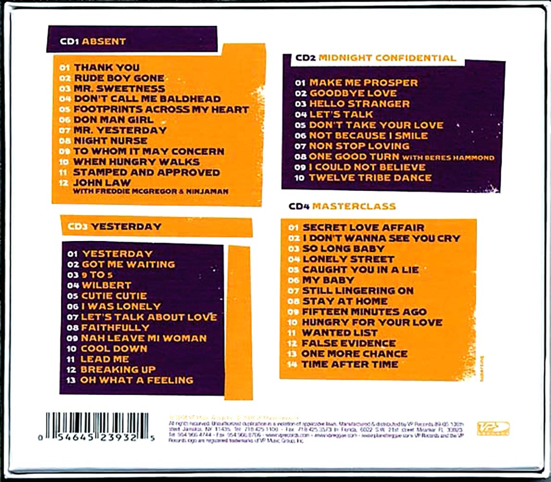 Gregory Isaacs - Reggae Legends (49 tracks) (4xCD)