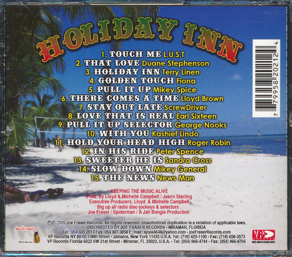 Terry Linen, Duane Stephenson, Mikey General, Etc. - Holiday Inn
