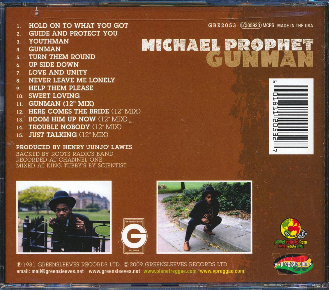 Michael Prophet - Gunman (With 5 Bonus Tracks)