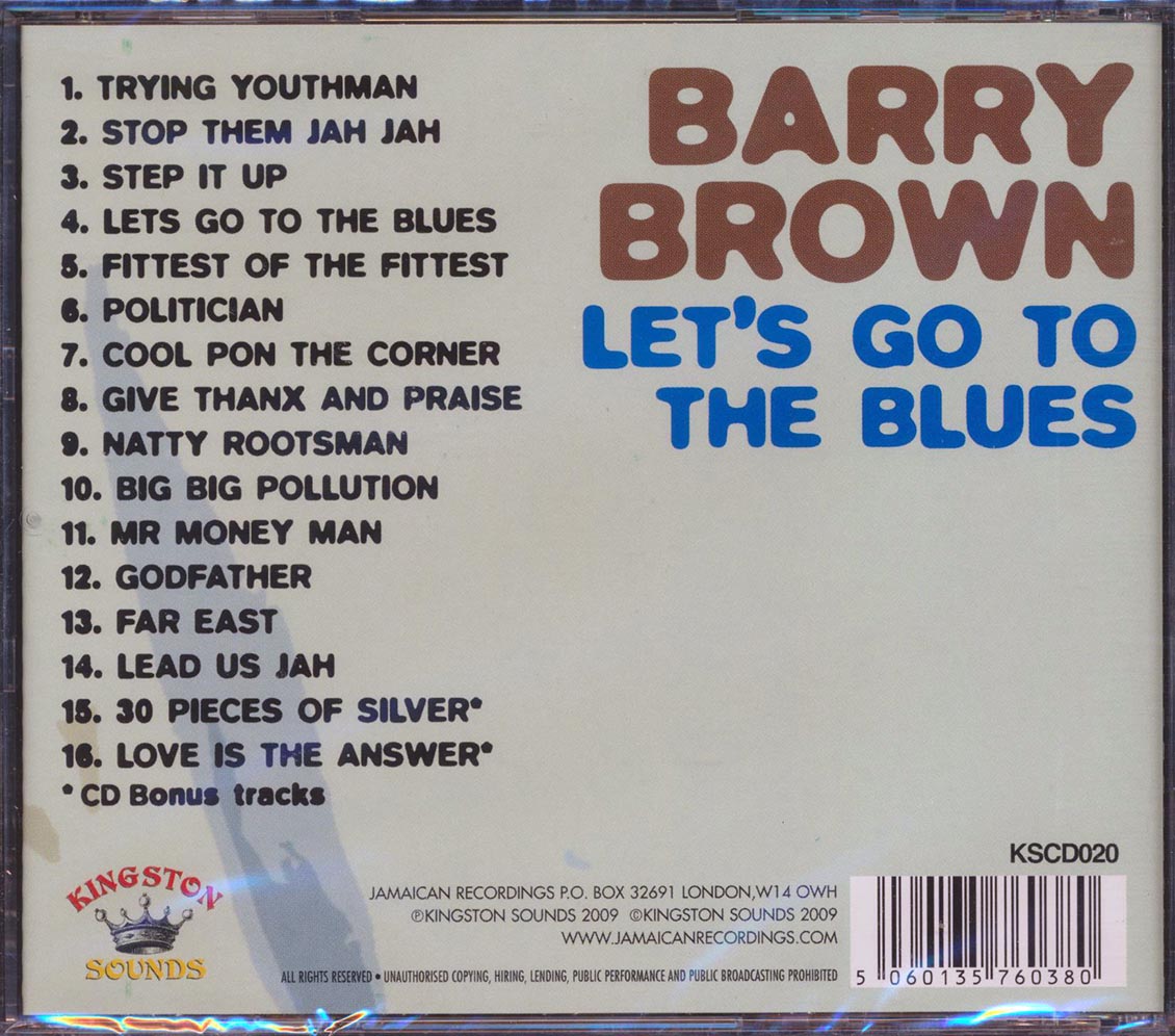 Barry Brown - Let's Go To The Blues